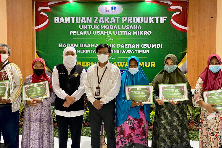 PJU Dukung Program Gubernur untuk Bantuan Modal Usaha Ultra Mikro Melalui CSR BUMD