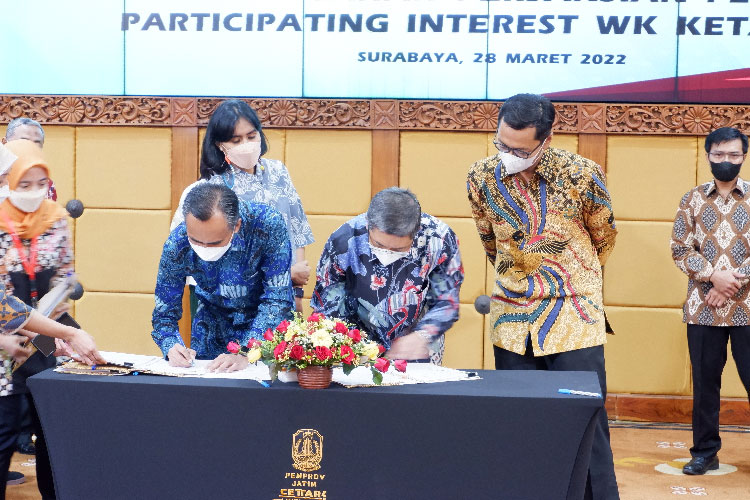 Pengalihan PI WK Ketapang Ditandatangani