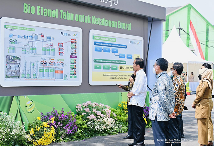 Presiden Jokowi Luncurkan Program Bioetanol Tebu