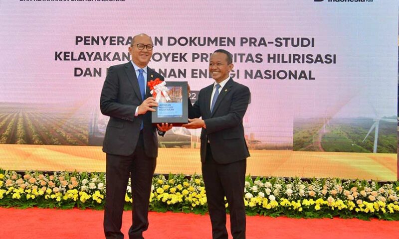 Pra-Studi Kelayakan Proyek Hilirisasi Energi Diserahkan