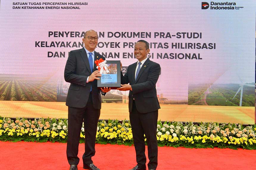Pra-Studi Kelayakan Proyek Hilirisasi Energi Diserahkan
